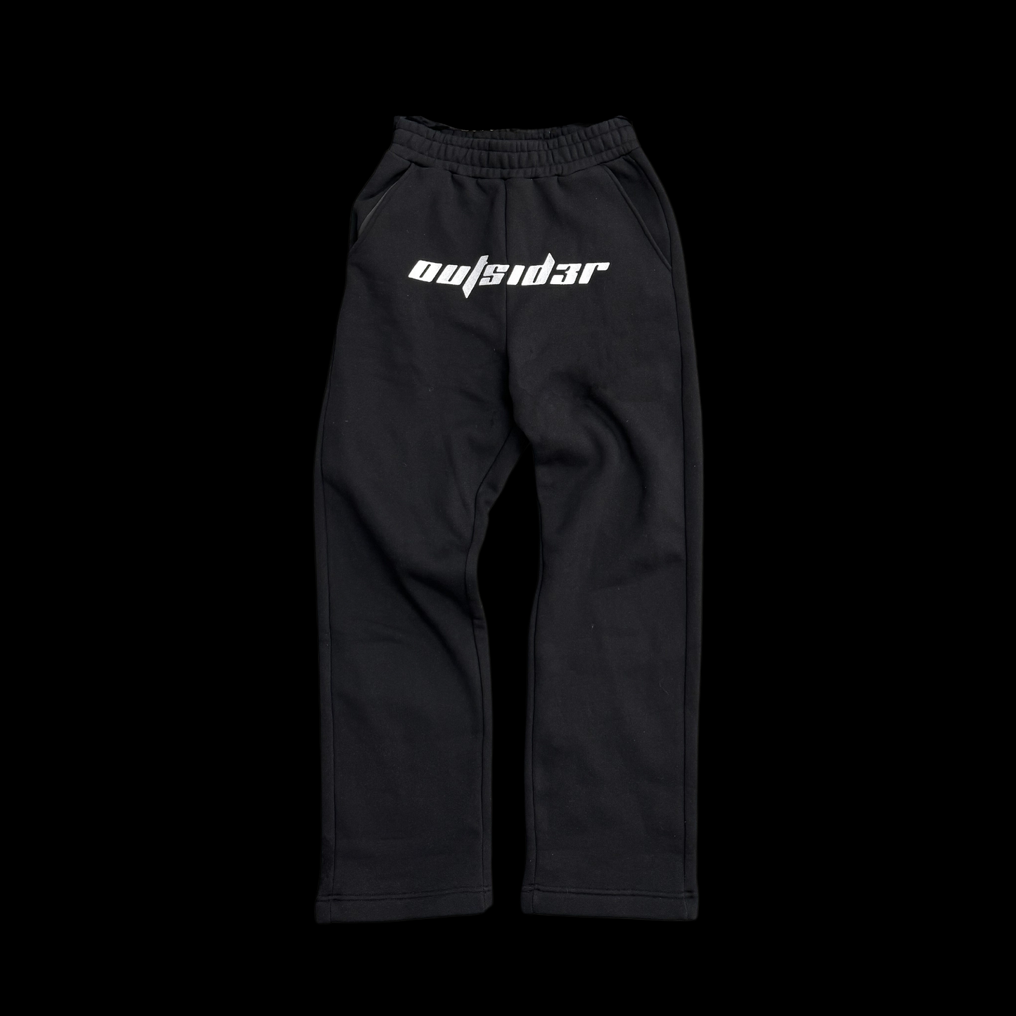 Ɛ3 OUTSID3R SWEATPANTS V1 - BLACK