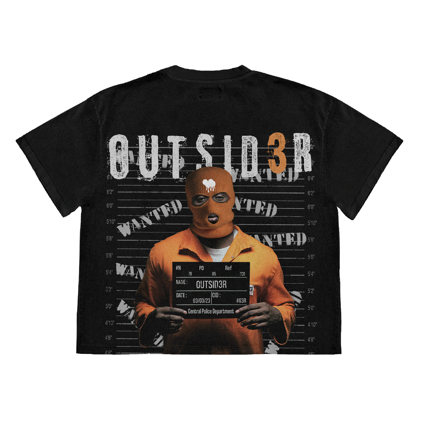 PRISONER CROPPED T-SHIRT