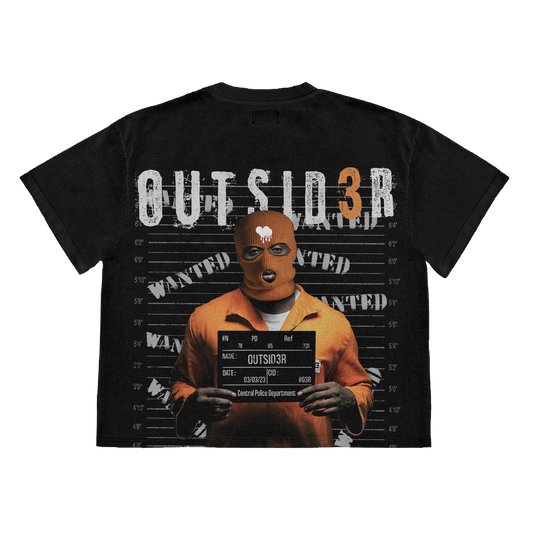 PRISONER CROPPED T-SHIRT
